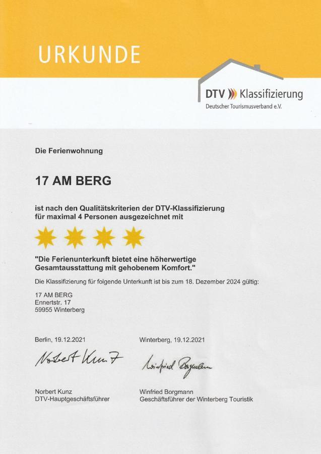 17 Am Berg Apartment Winterberg Exterior photo